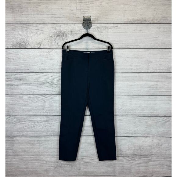 Lafayette 148 New York Women's Gray Waldorf Slim Ankle Pants Size 8 - Picture 1 of 9